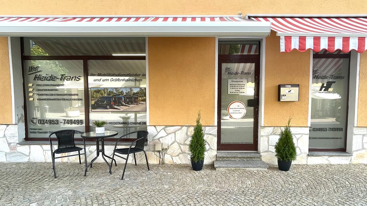 Heide-Trans Büro in der August-Bebel-Straße